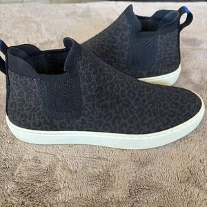 Rothy's The Chelsea Womens 8 Ankle Boot Leopard Print RARE Retired